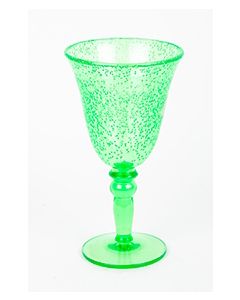 Acrylic stemmed glass made in Biot